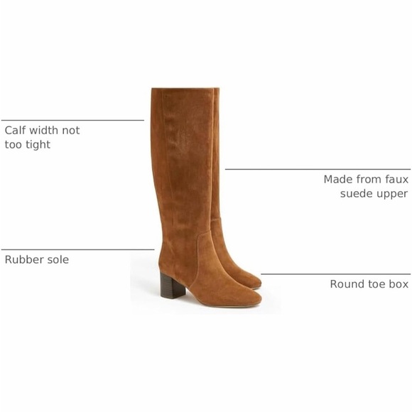 🆕Suede Knee-High Boots - Picture 2 of 2